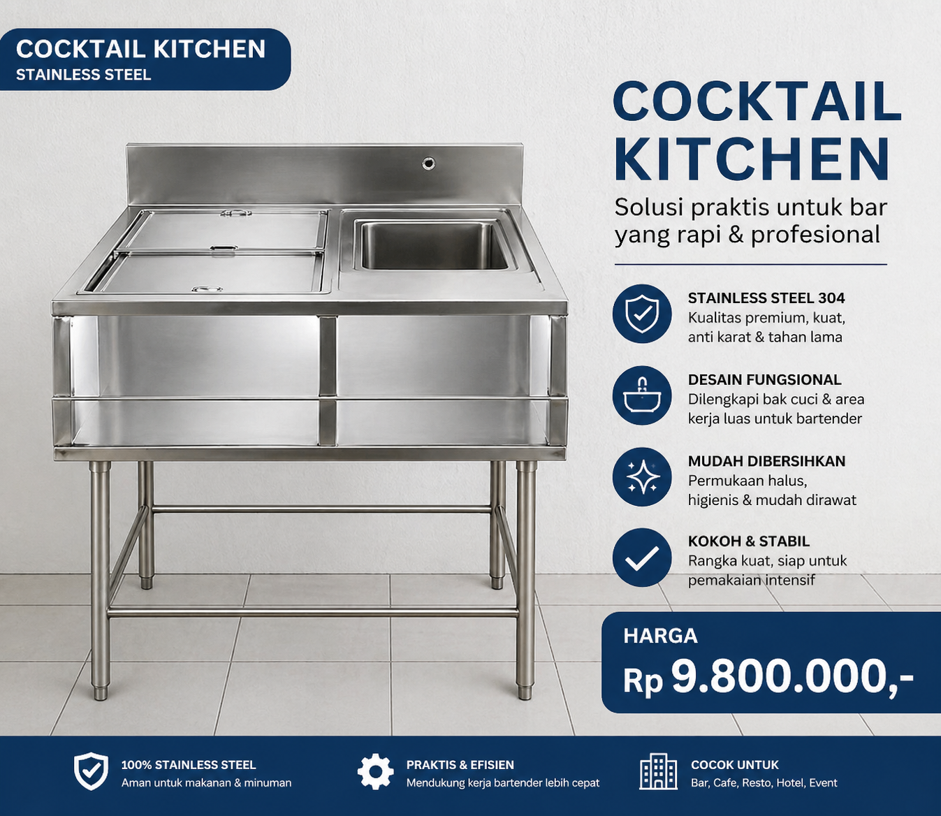 Cocktail Station Kitchen